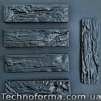 форма фасадной плитки Блок «Доска Колотая»